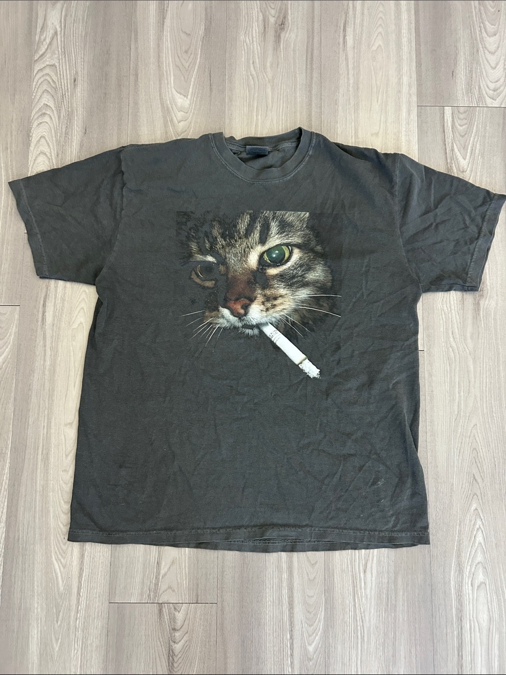 Cat Smoking T-Shirt